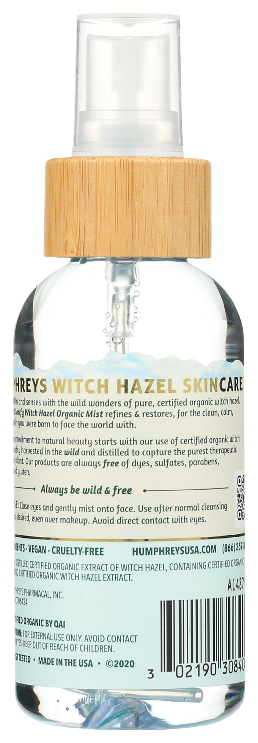 Amazon.com : Humphreys Witch Hazel Organic Facial Mist, Vegan